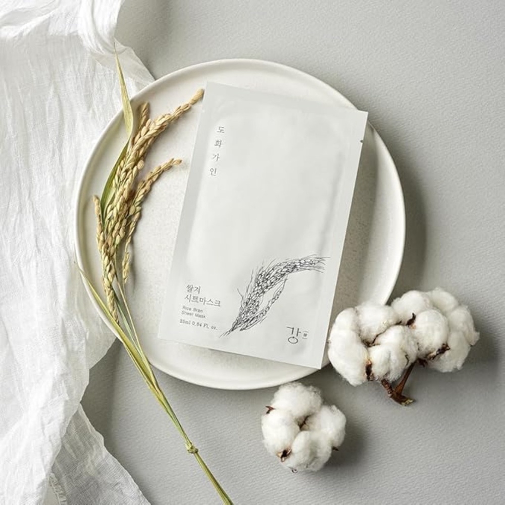 GLAMFOX- Rice Niaciamide Sheet Mask
